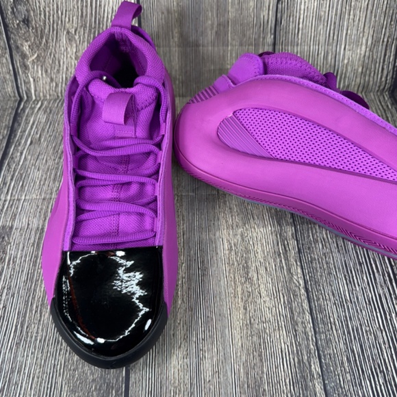 Adidas Harden Volume 8 Purple Burst/Core Black/Silver Metallic Mens sizes IG6647 - Picture 6 of 7